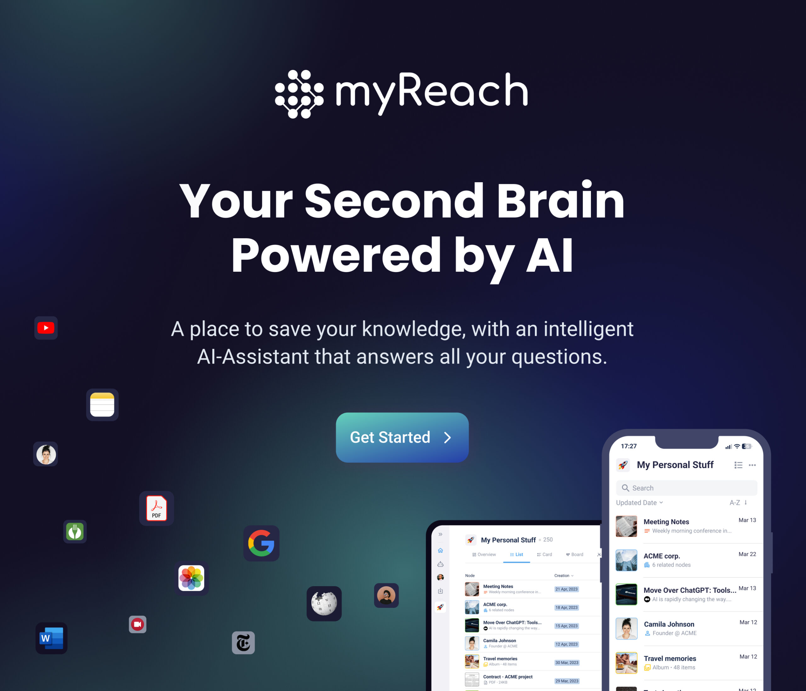myReach logo