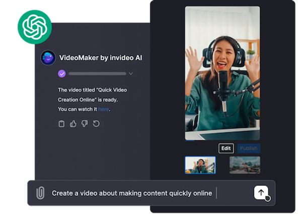 Video Maker by invideo AI logo