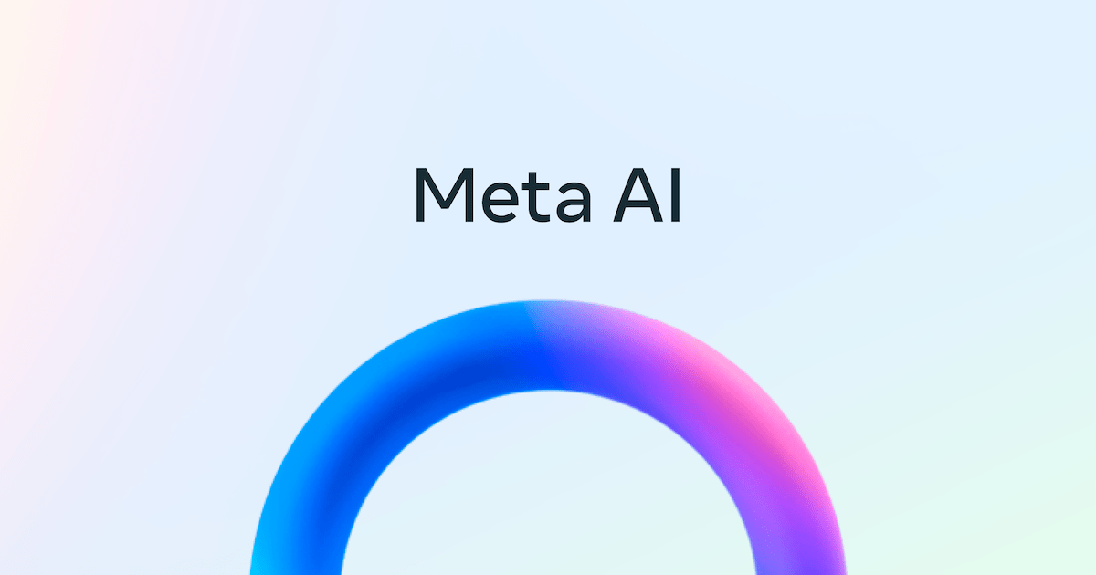 Meta AI logo