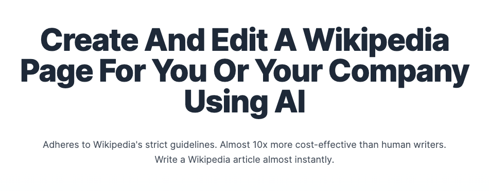Wikipedia Article AI logo