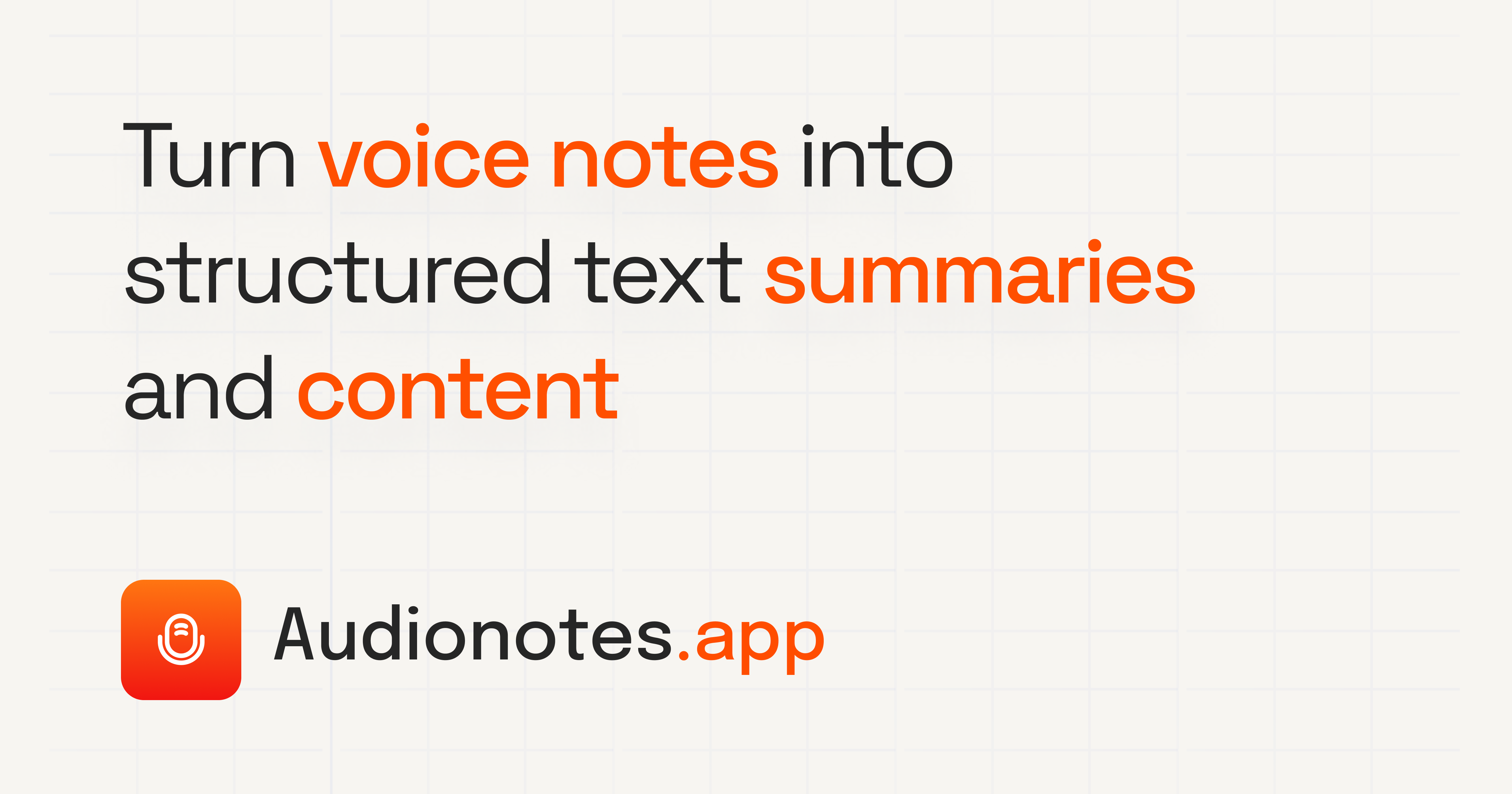 AudioNotes logo