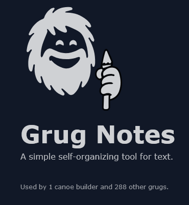 Grug Notes logo