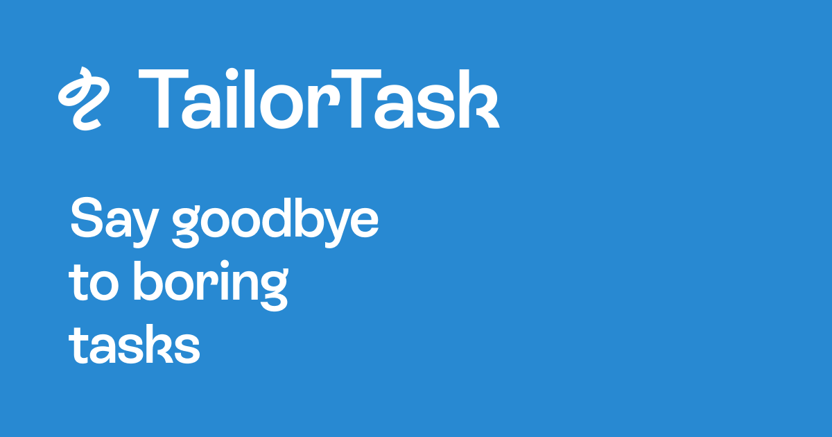 TailorTask logo