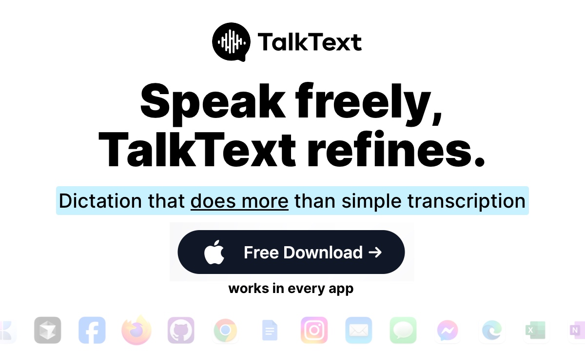 TalkText logo