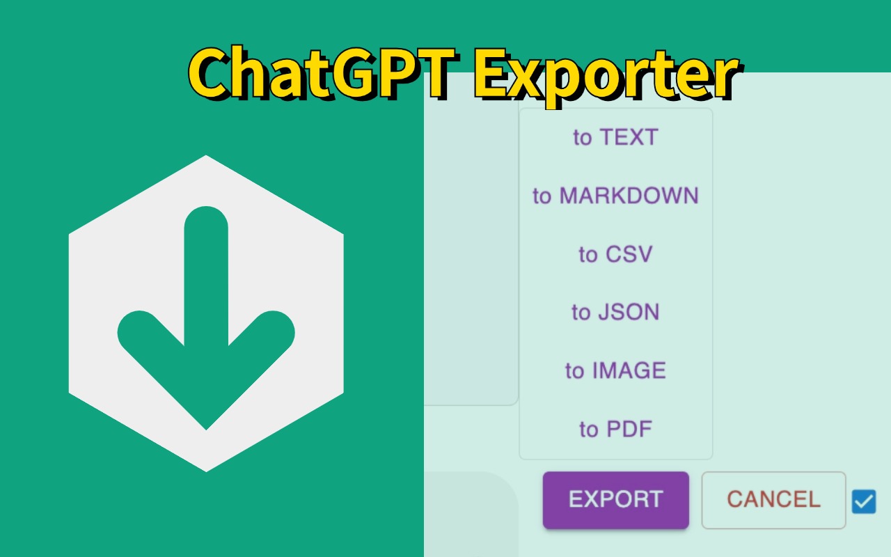 ChatGPT Exporter logo