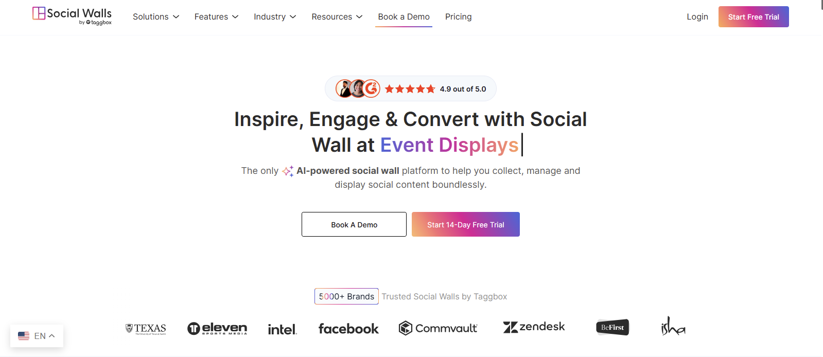 Social Walls by Taggbox logo