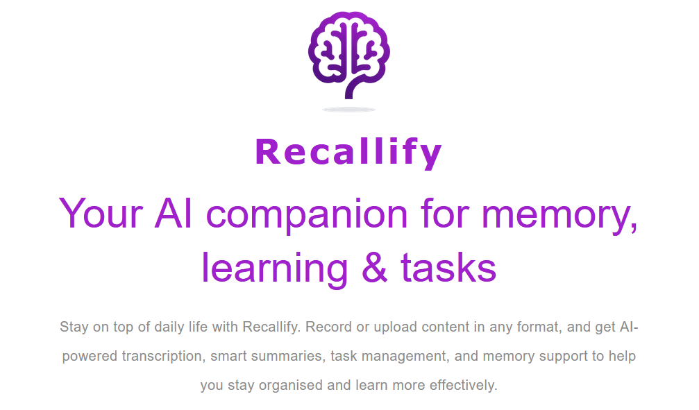 Recallify logo