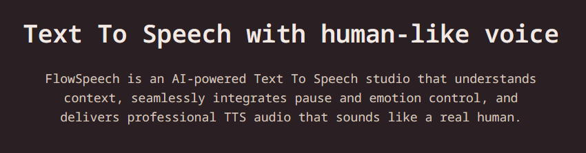 FlowSpeech logo