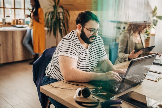 Man looking up wegovy pill side effects