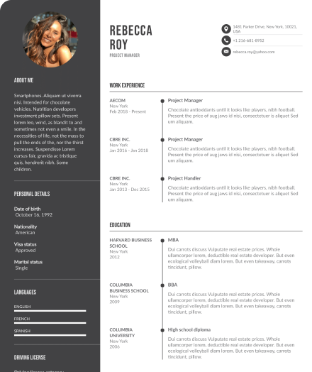 how to format references page resume