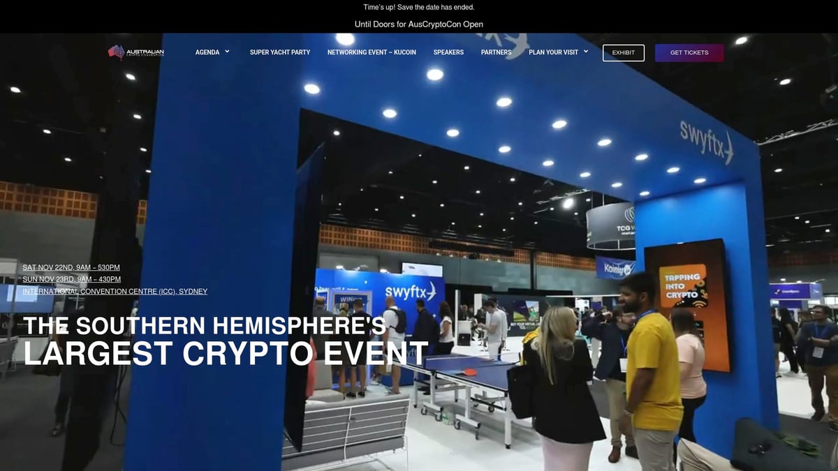 2026年注目のCrypto Eventトップ10リスト - Australian Crypto Convention 2026