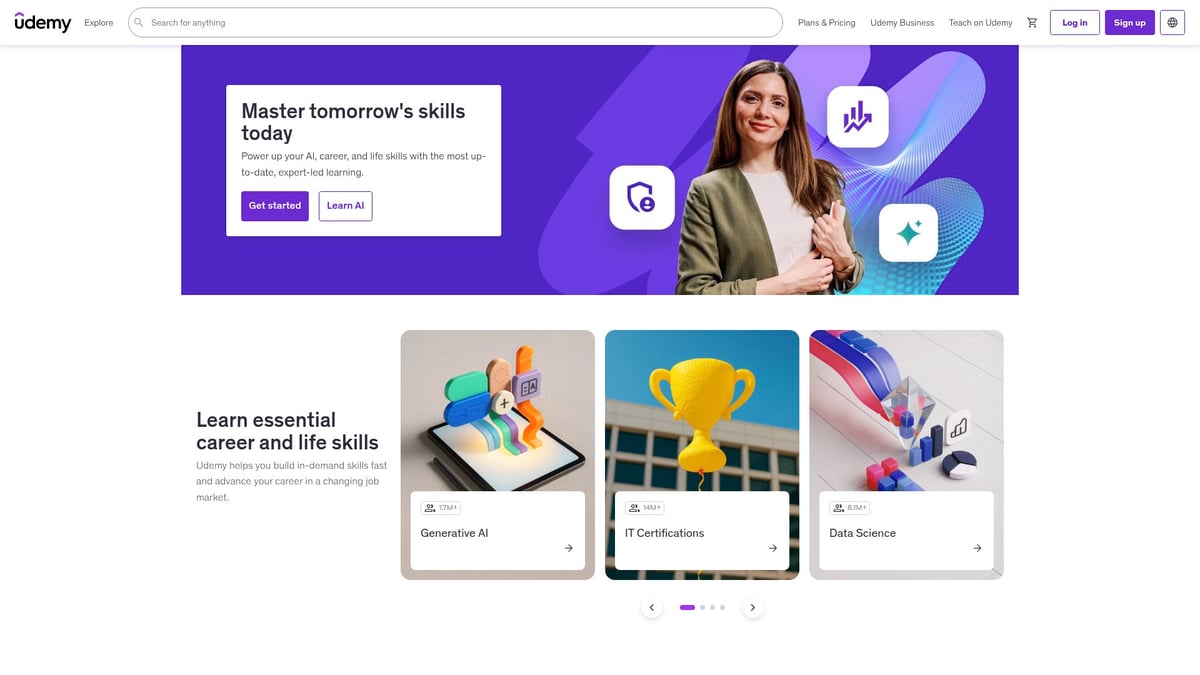 2026年注目のAI セミナー6選!最新トレンドを徹底解説 - Udemy AIオンラインコース