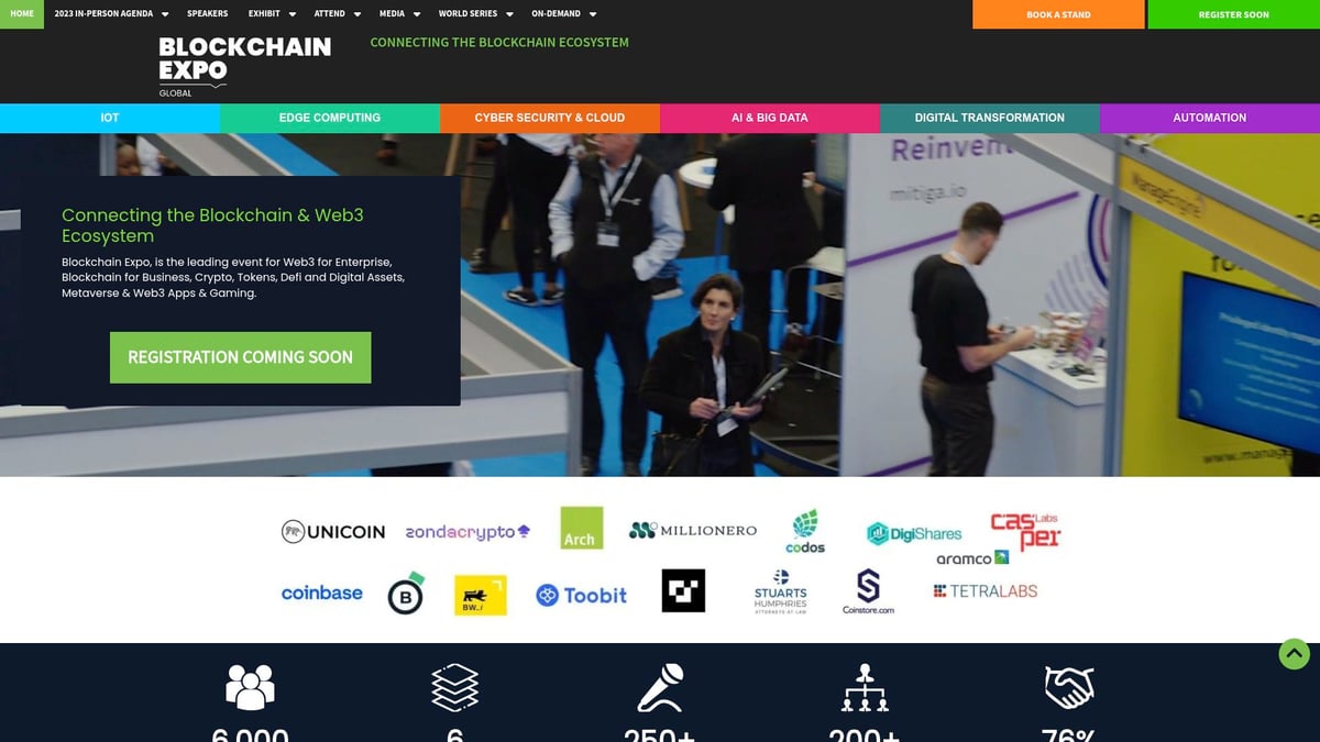 2026年注目のWeb 3 Conferences厳選10選 - Blockchain Expo Global