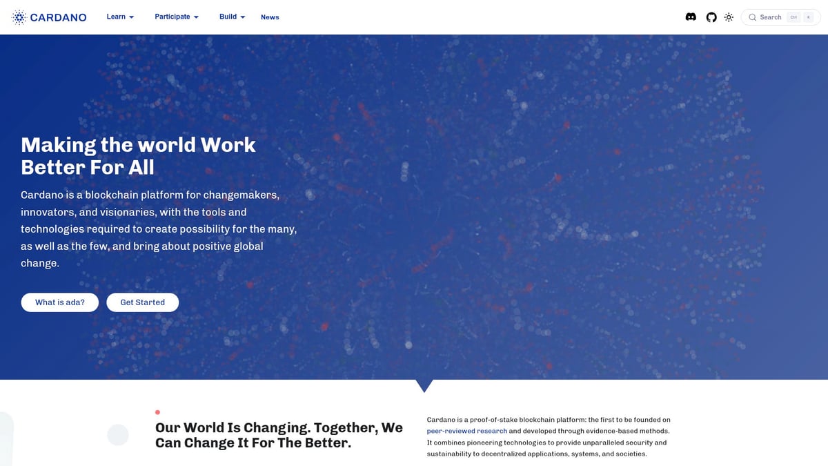 2026年注目のアルト コイン7選!今後期待の仮想通貨リスト - 4. カルダノ(ADA)