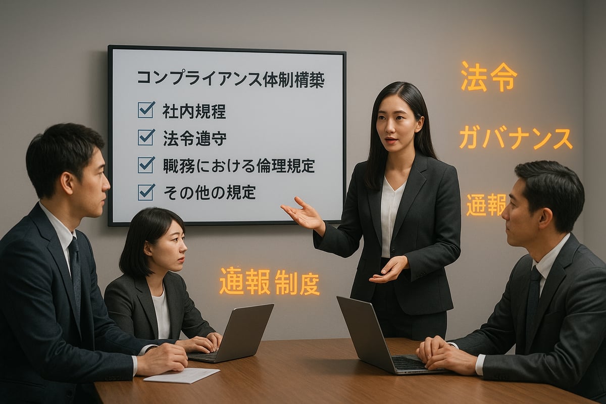 コンプライアンス体制構築のステップと実践ポイント