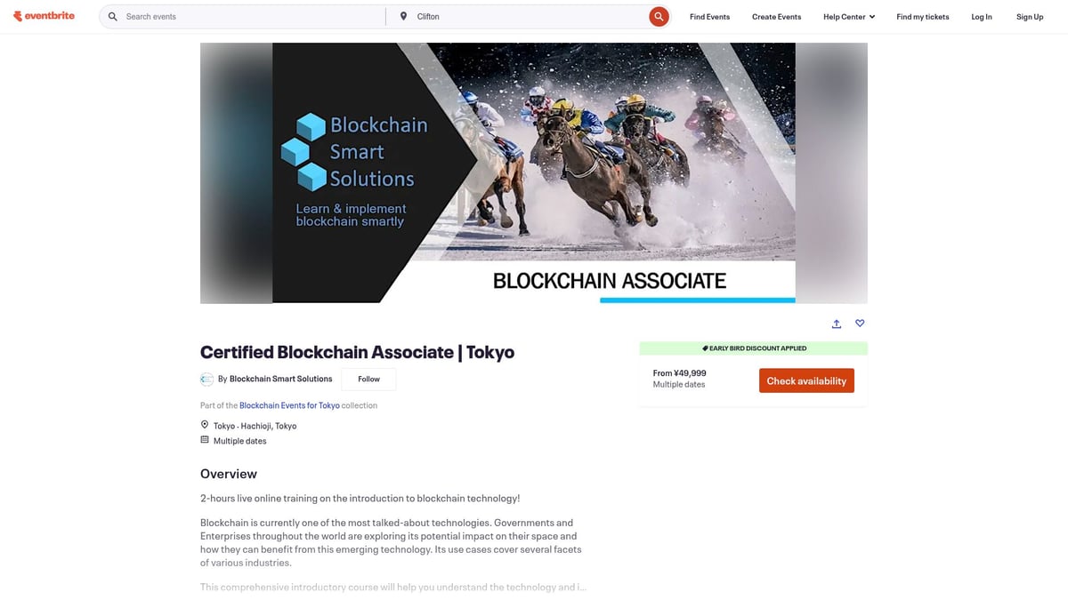 Top 8 Blockchain Events You Can’t Miss in 2026 - Certified Blockchain Associate | Tokyo