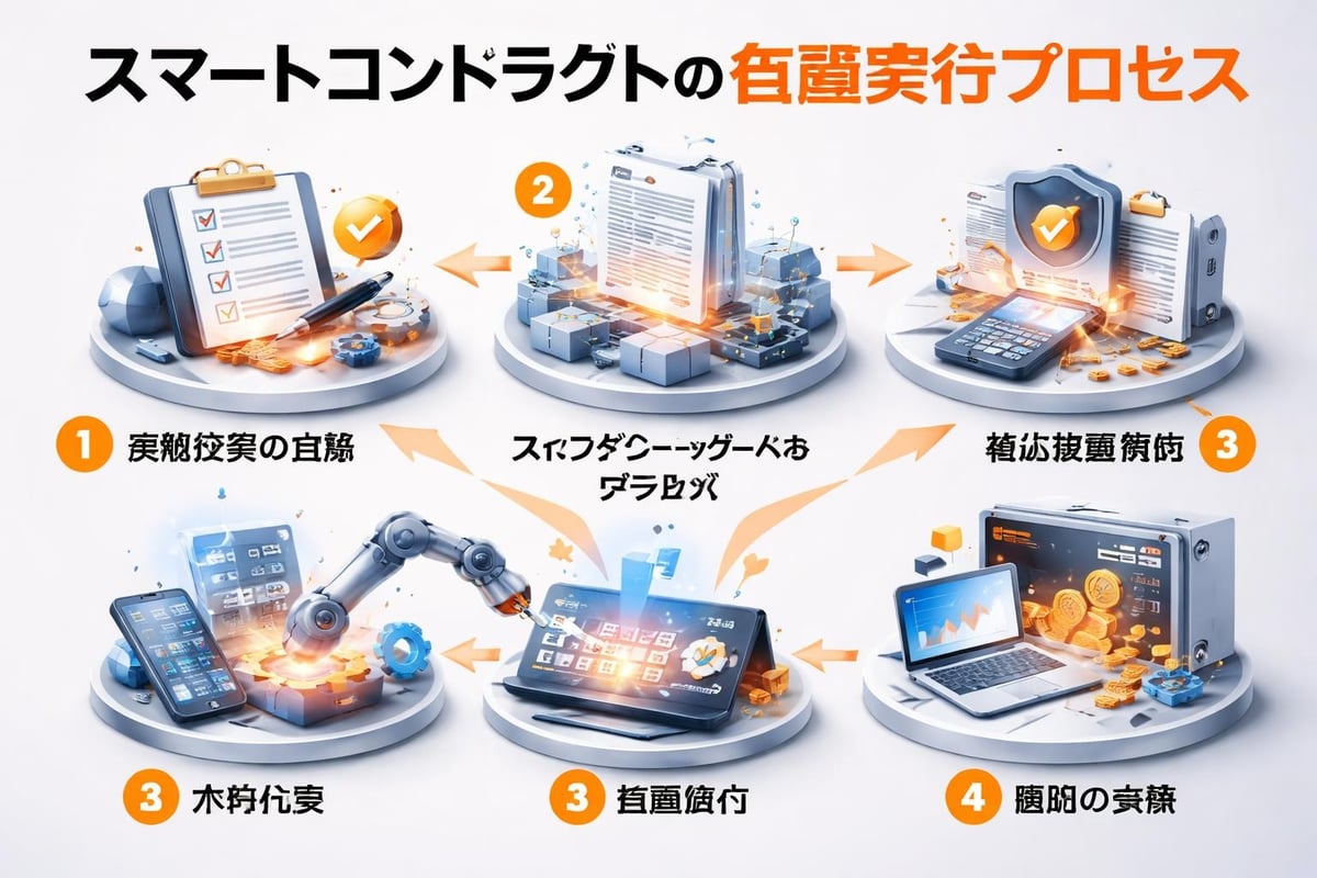 スマートコントラクトの実行フロー