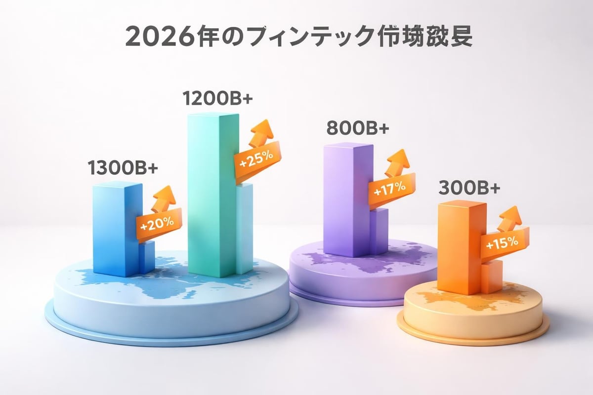 フィンテック市場の成長推移