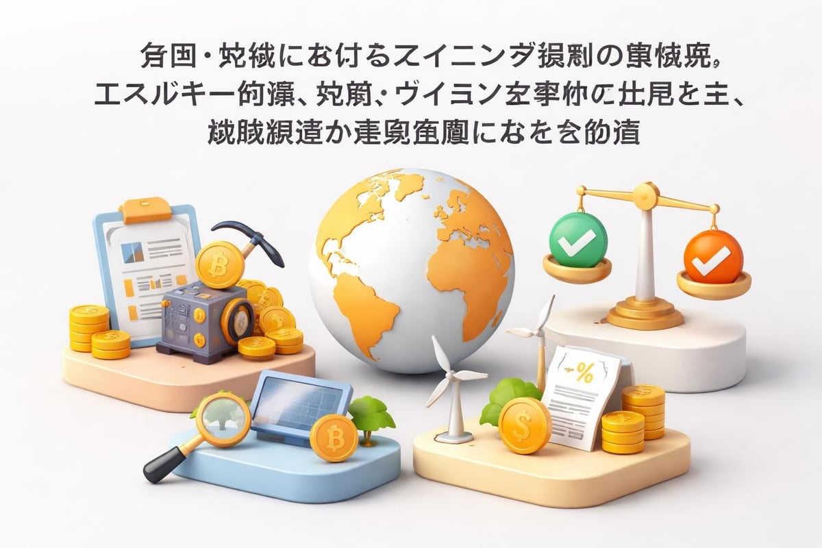 マイニング規制の国際比較