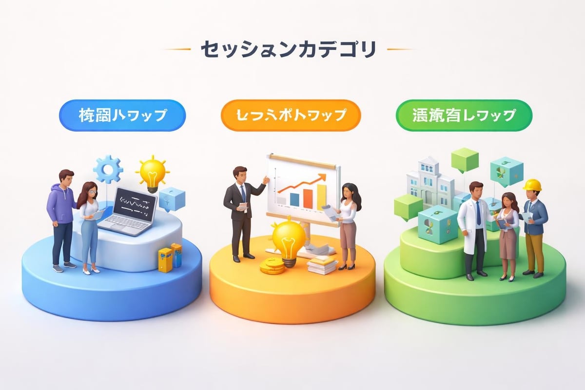 専門特化型イベントのセッション構成