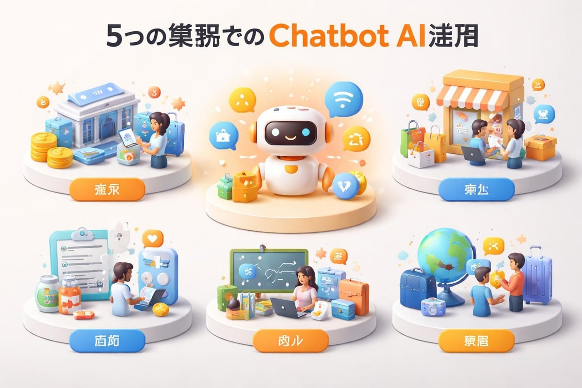 業界別チャットボット活用