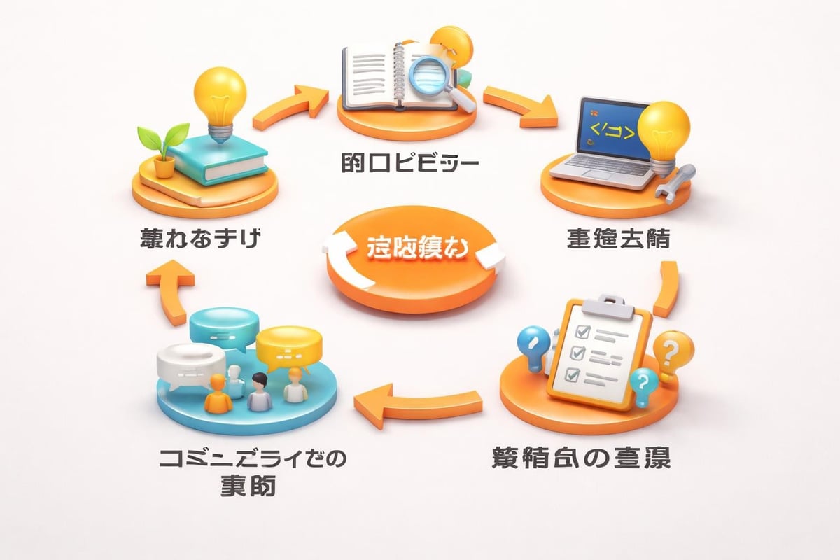 AI学習の定着プロセス