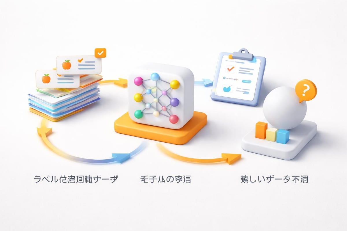 教師あり学習のプロセス