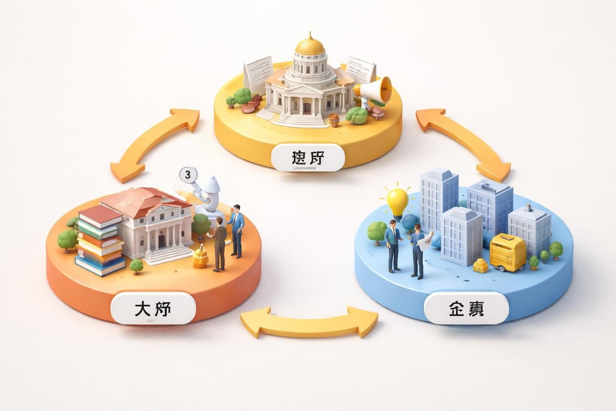 産官学連携の仕組み