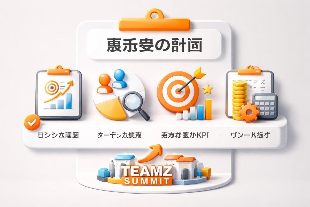 展示会目的の設定プロセス