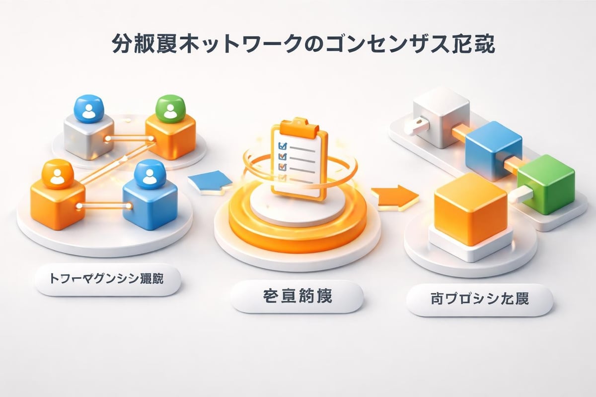 ブロックチェーンのコンセンサスメカニズム