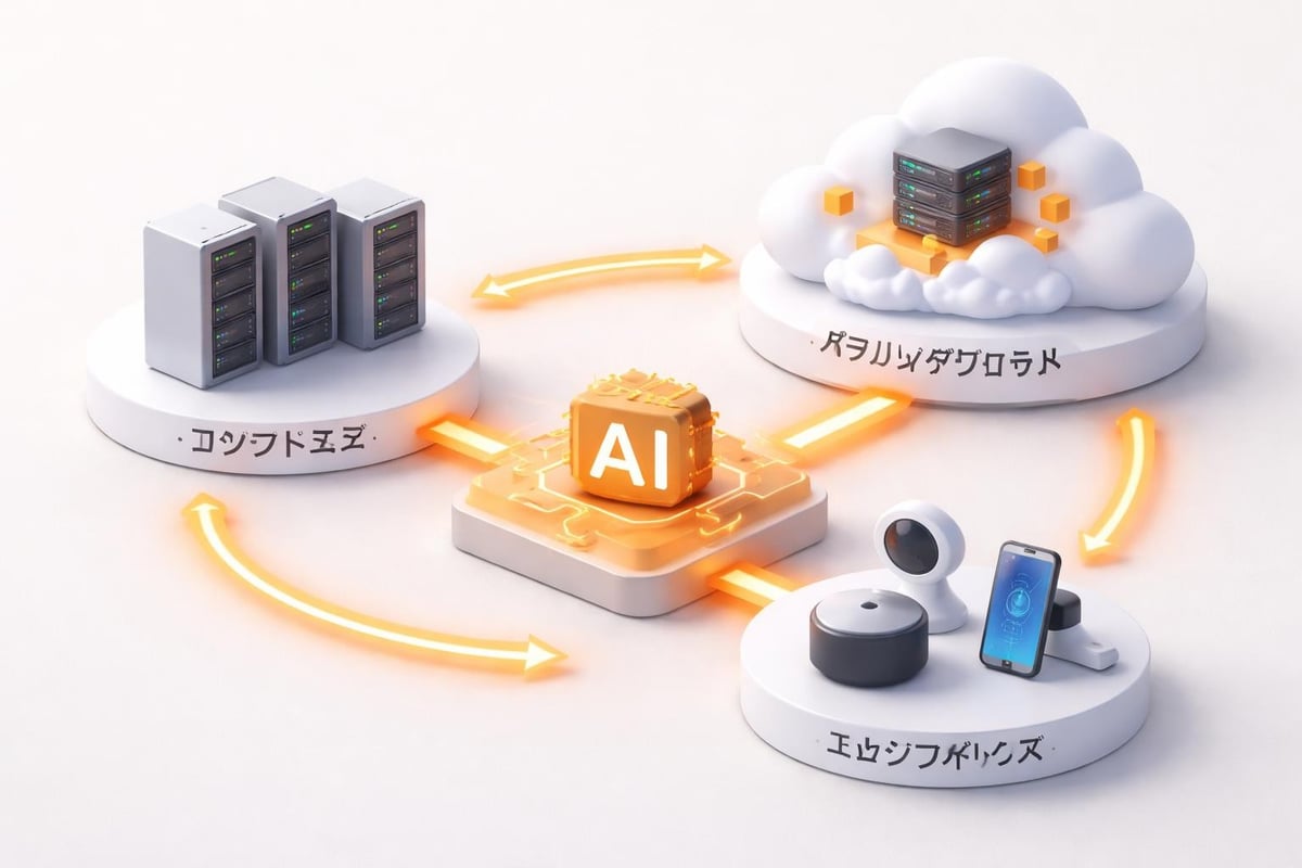 ハイブリッドAI環境の構成