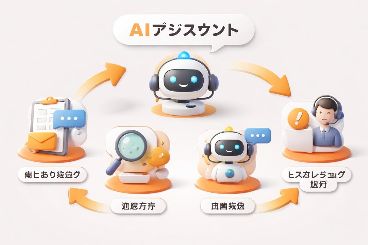 顧客サポートAIワークフロー