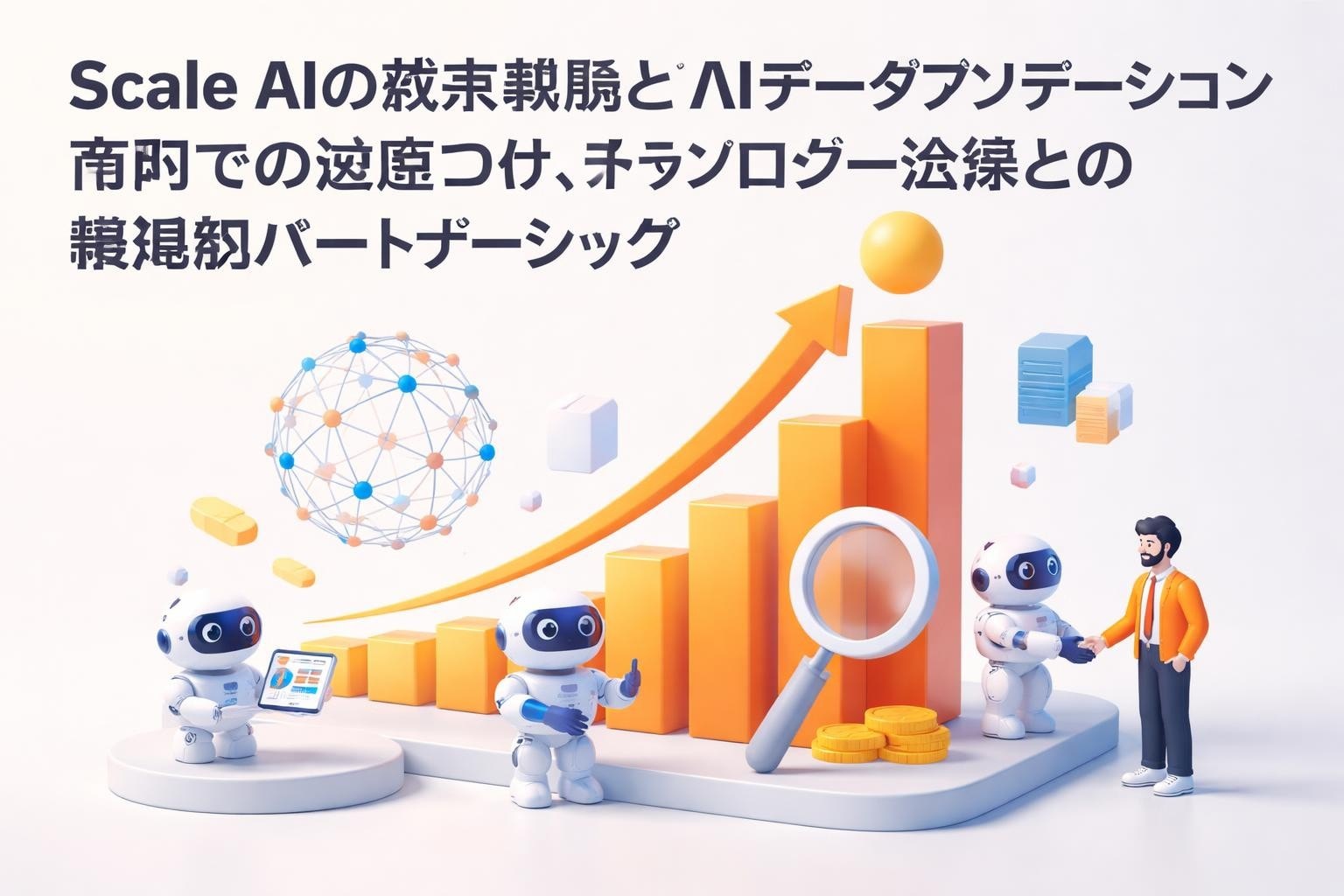 Scale AIは人工知能データ処理のリーディング企業として急成長を遂げています。本記事ではScale AIのビジネスモデル、最新動向、グローバル展開の影響を解説します。