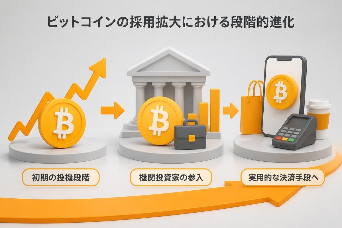 ビットコイン市場の発展段階