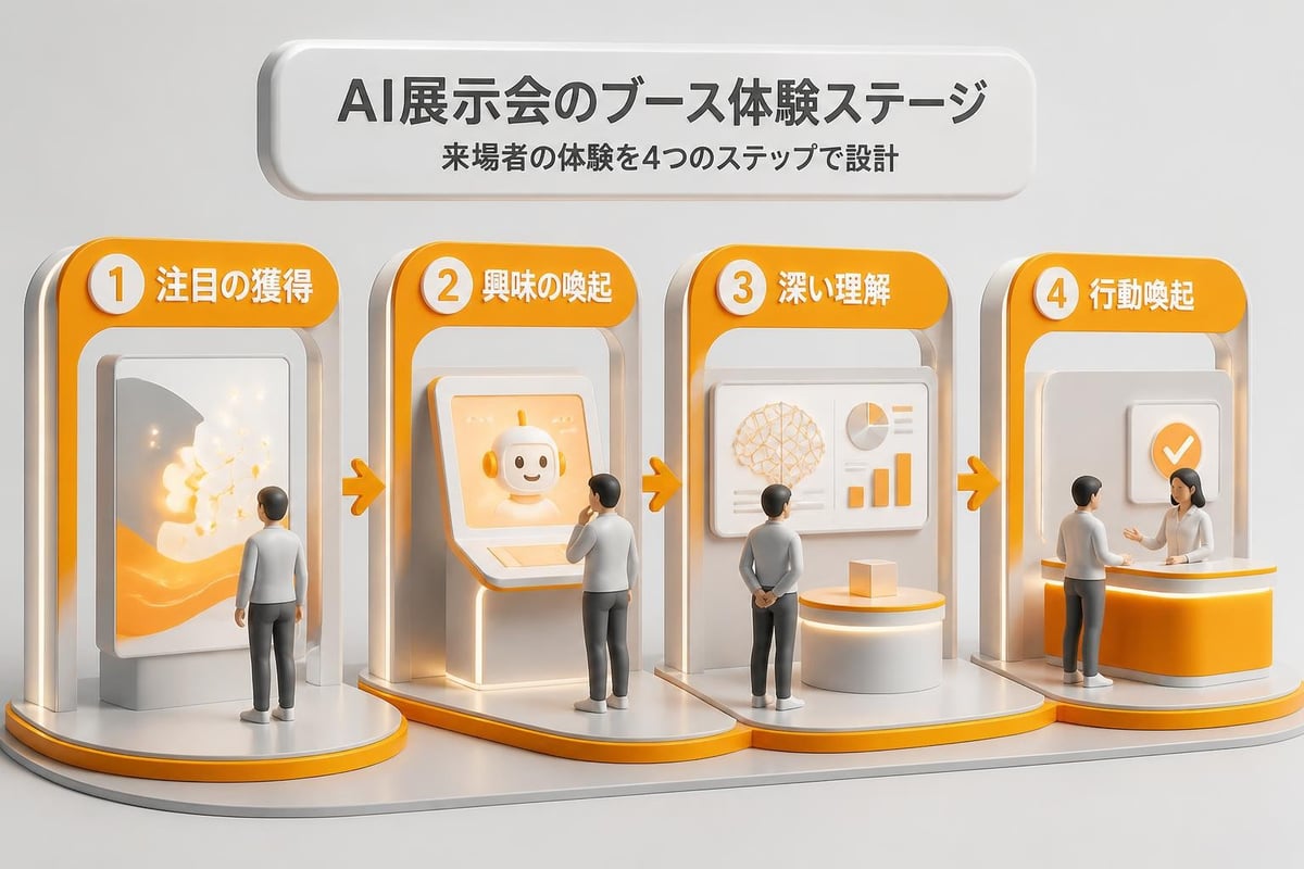 展示ブースのインタラクティブ設計