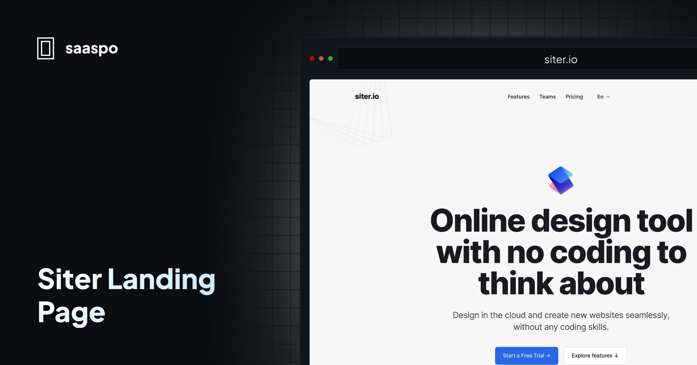Saaspo | Siter Landing Page