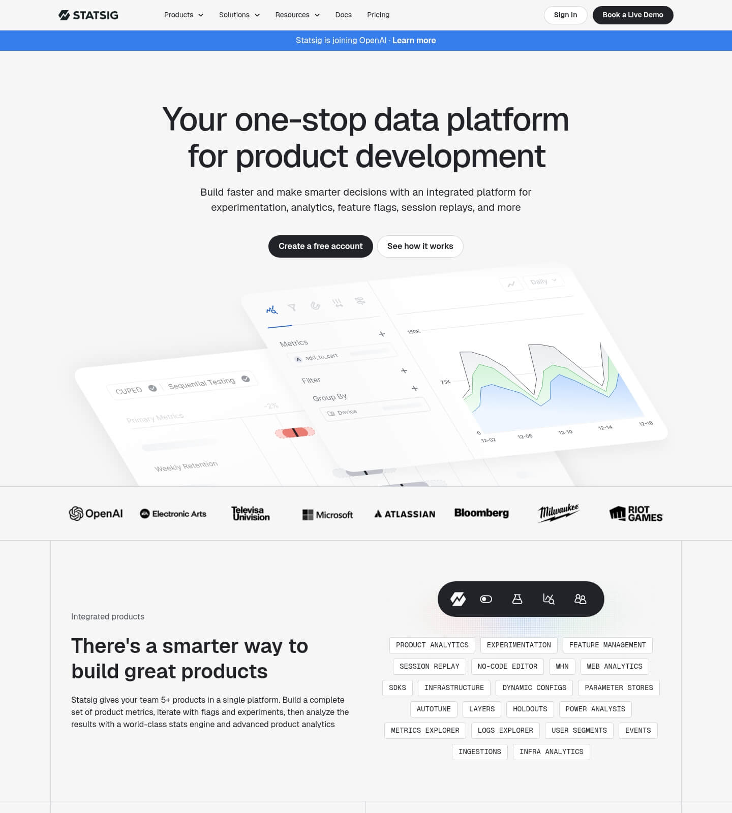 Saaspo | Statsig Landing Page