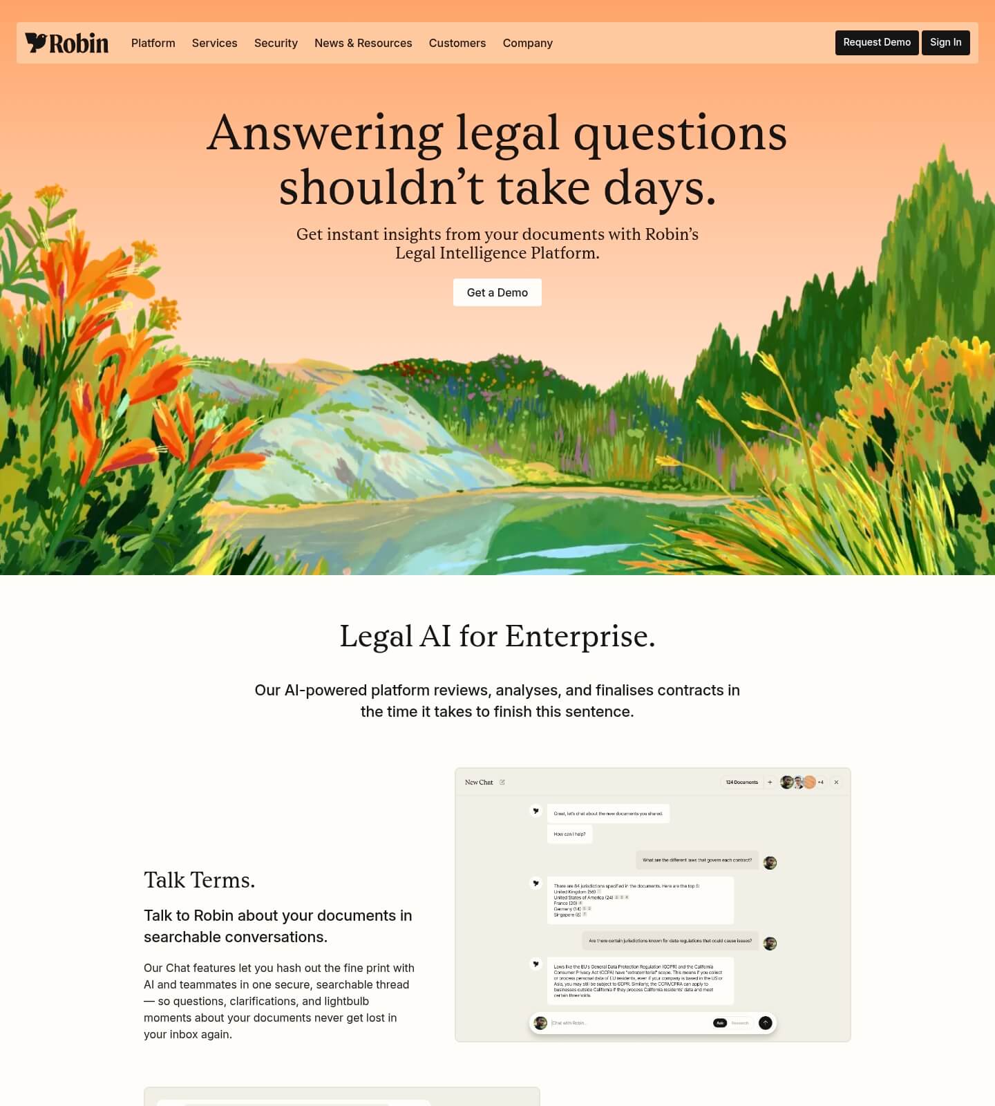 Saaspo | Robin Landing Page