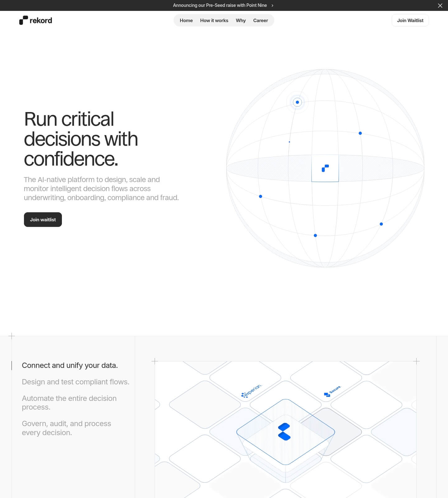 Saaspo | Rekord Landing Page