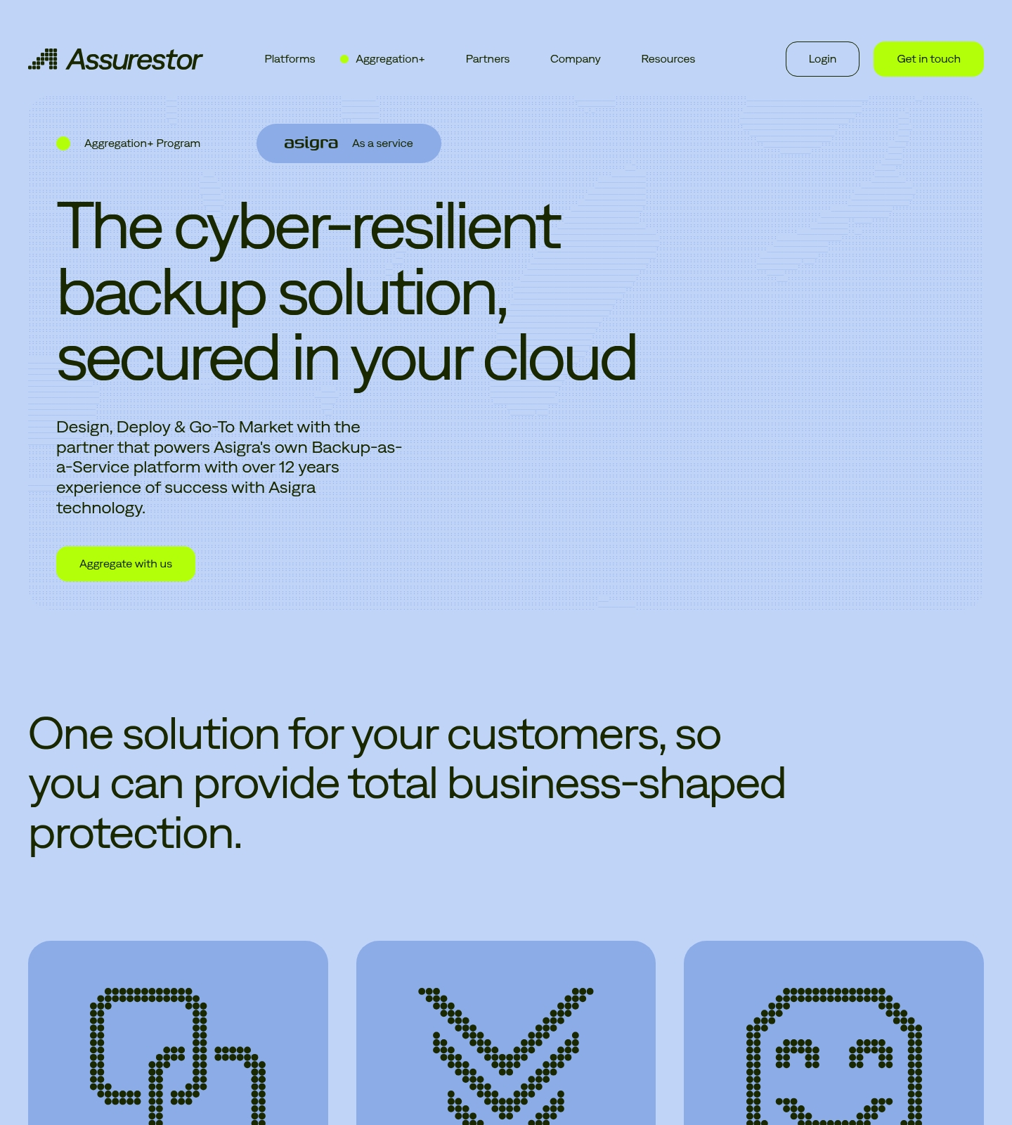 Saaspo | Assurestor Product Page