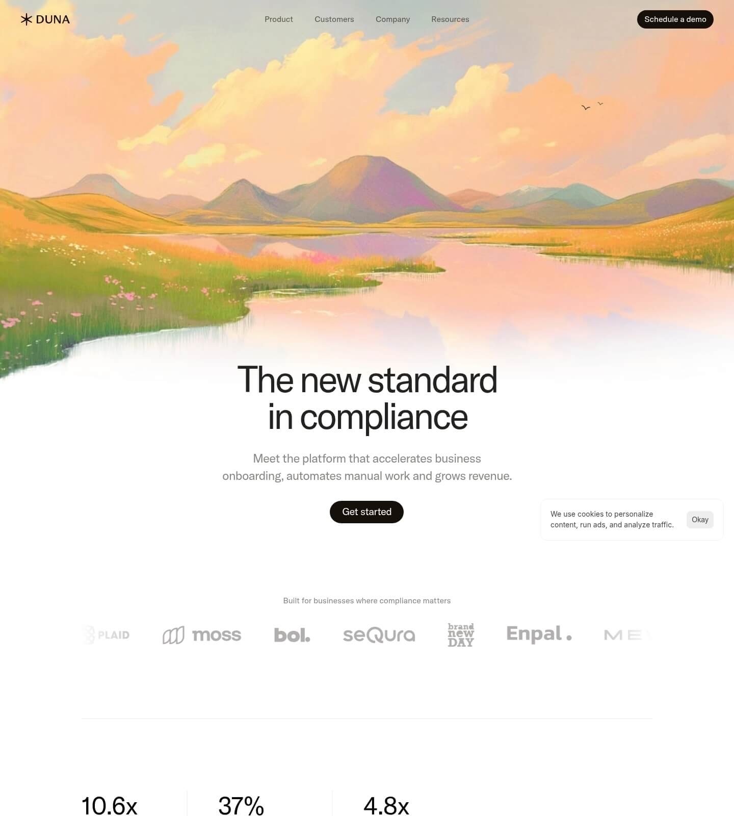 Saaspo | Duna Landing Page