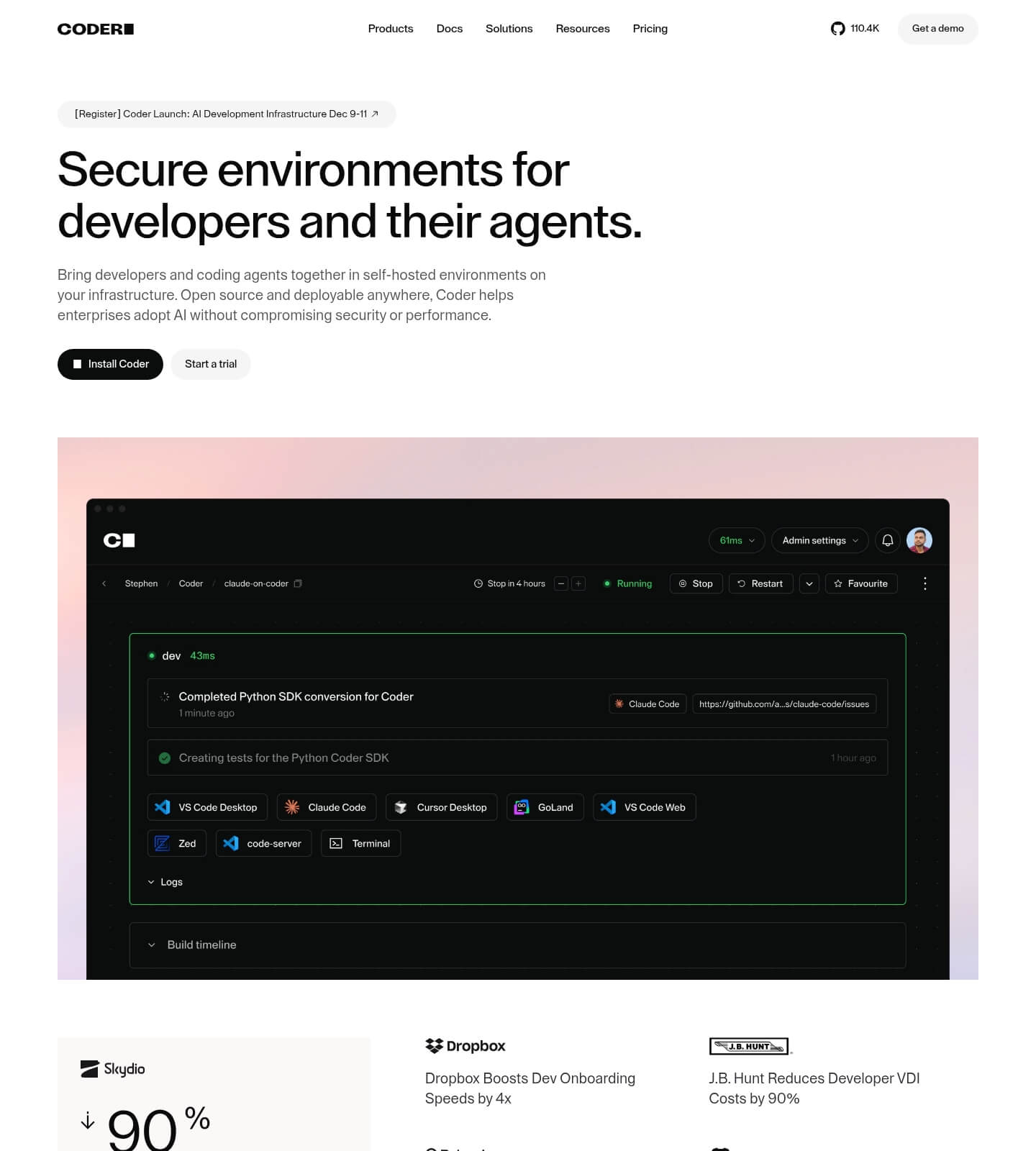 Saaspo | Coder Landing Page