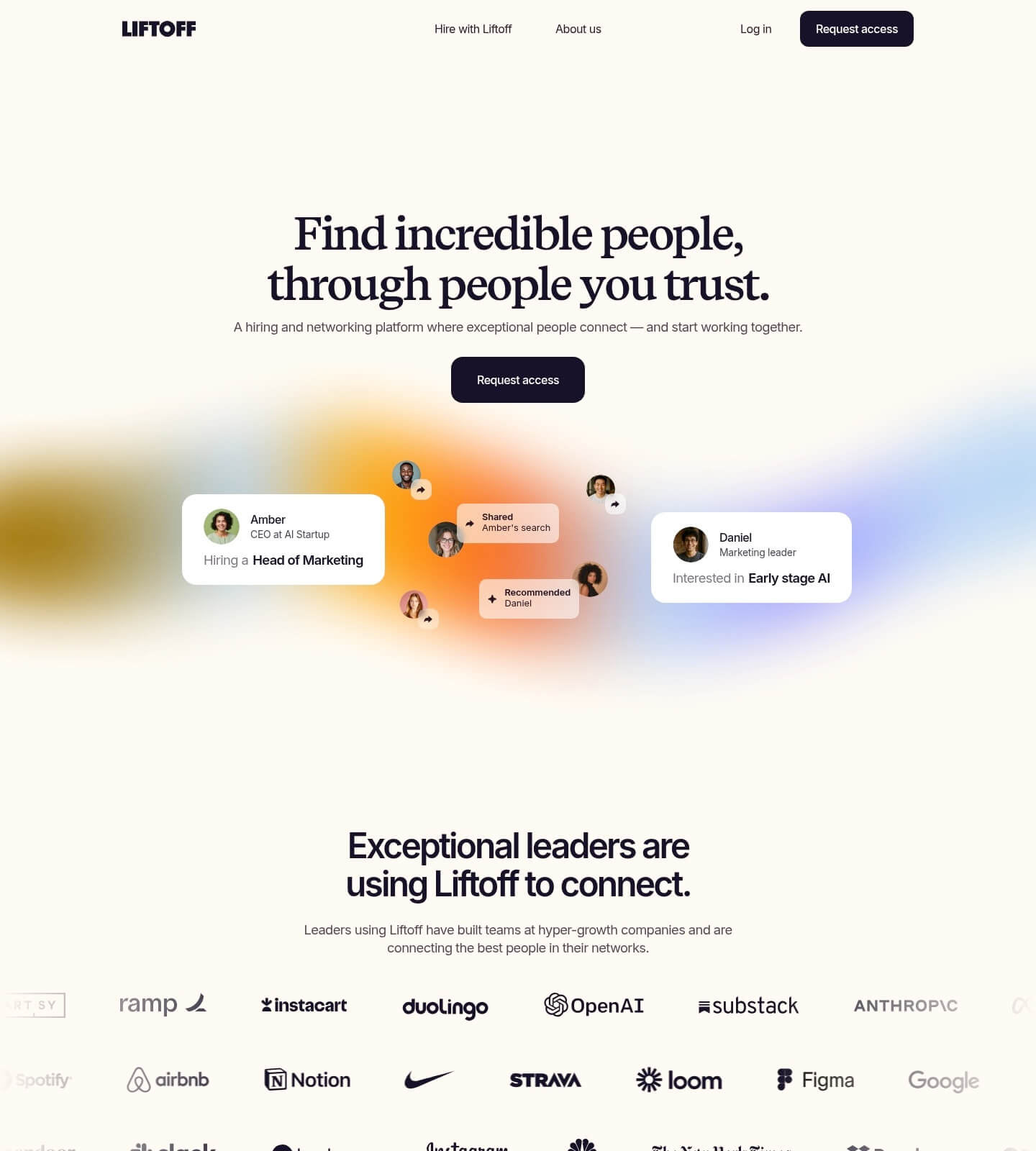 Saaspo | Liftoff Landing Page