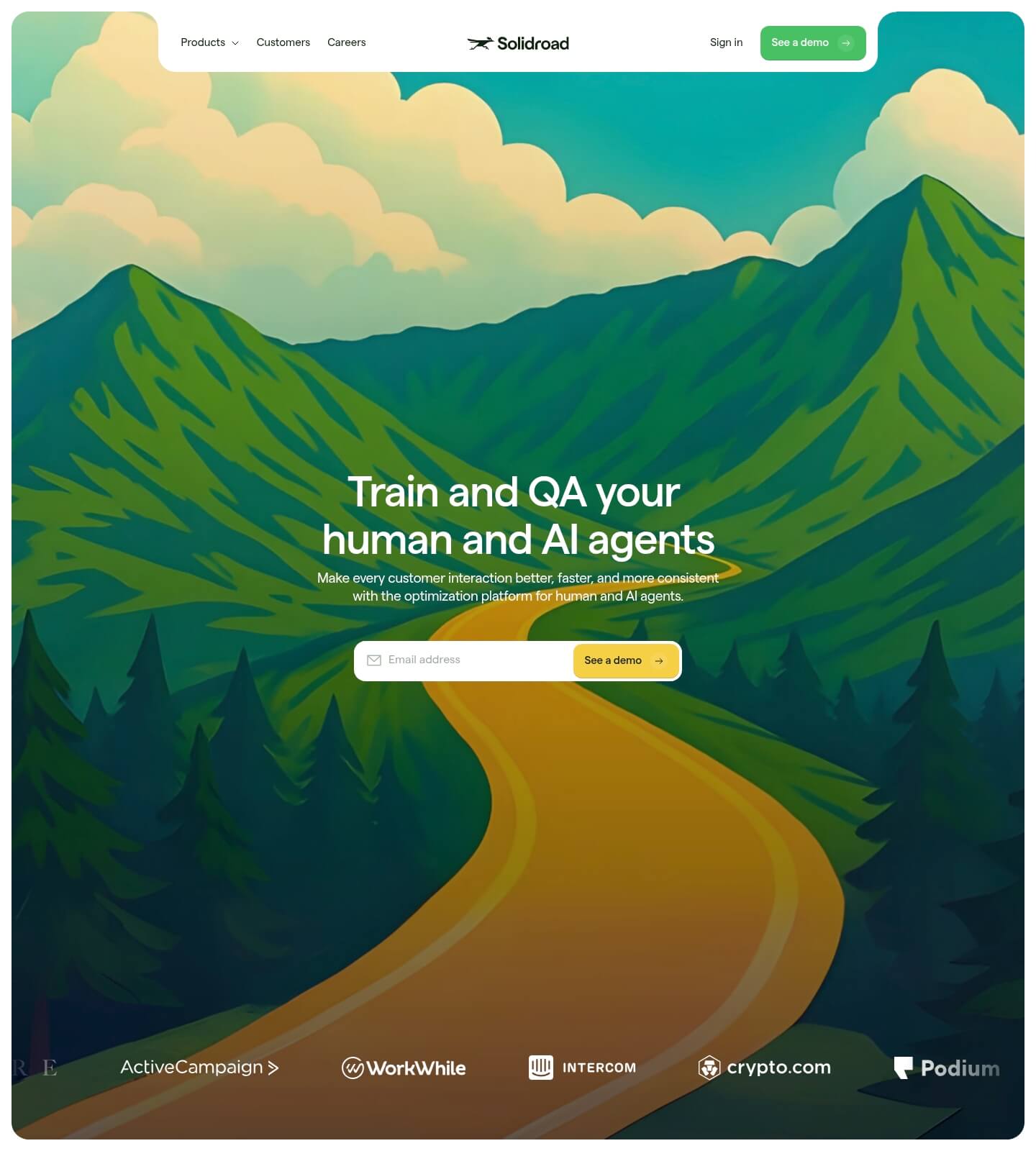Saaspo | Solidroad Landing Page