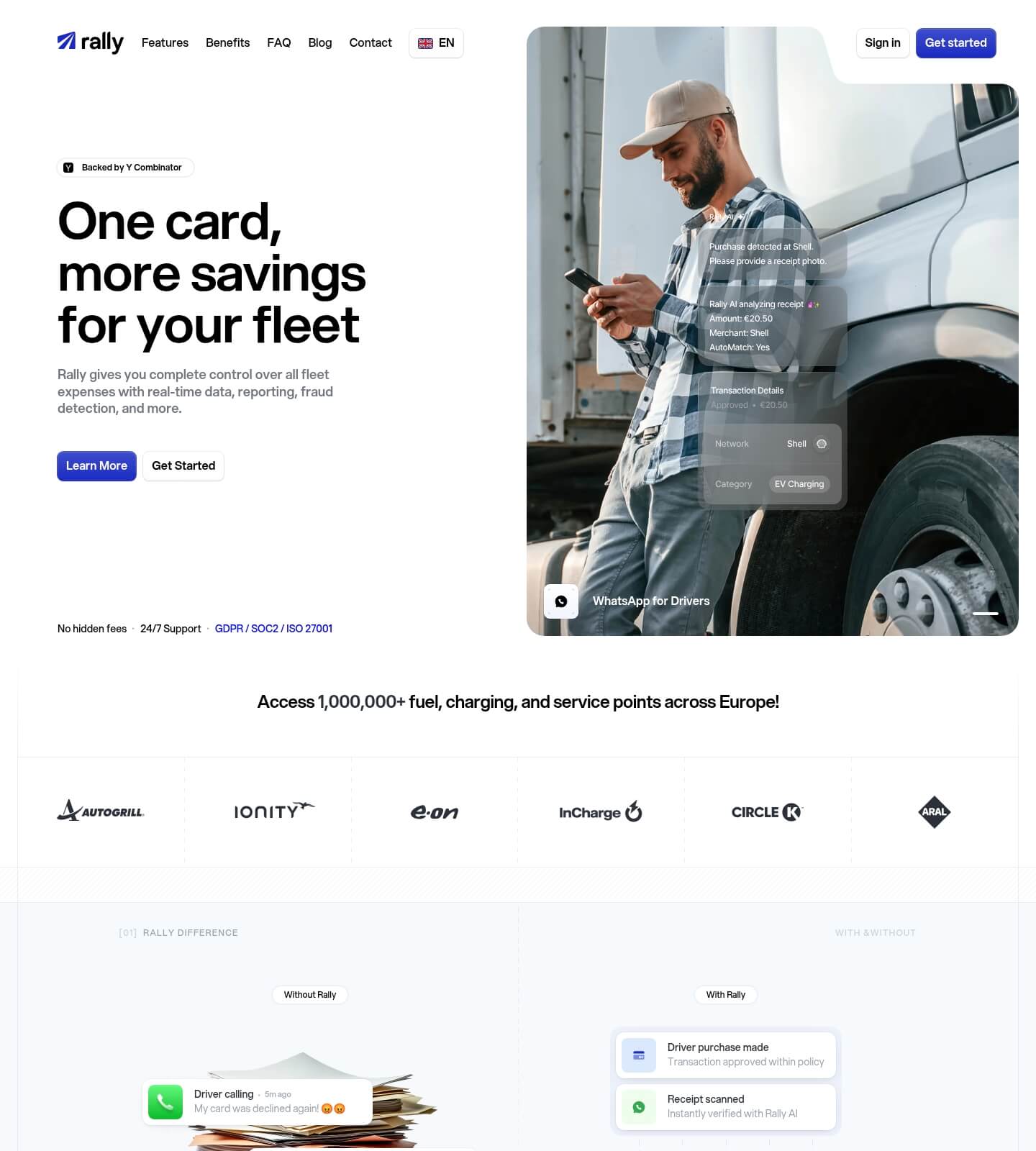 Saaspo | Rally Landing Page