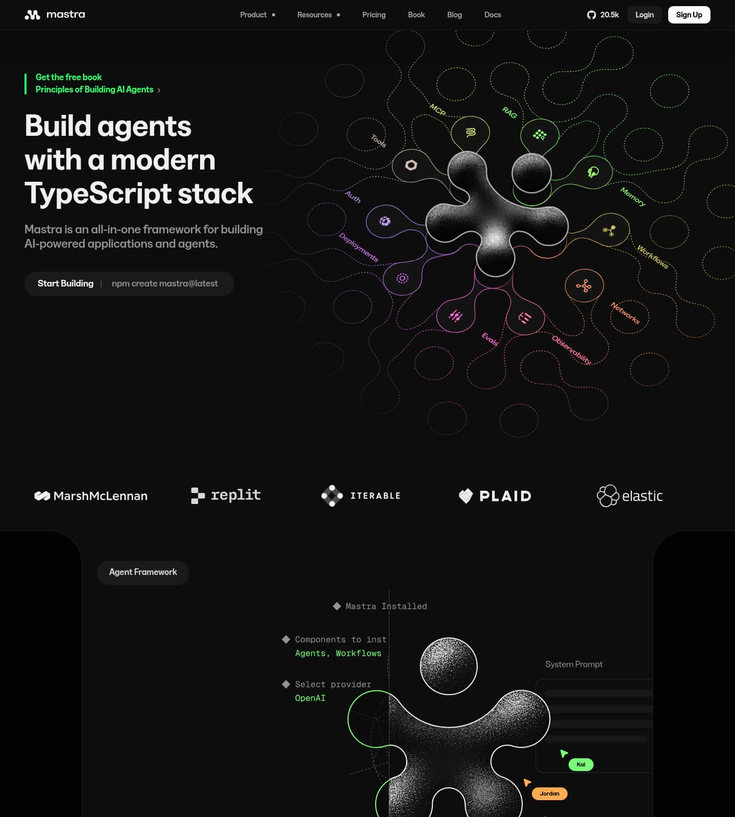 Saaspo | Mastra Landing Page