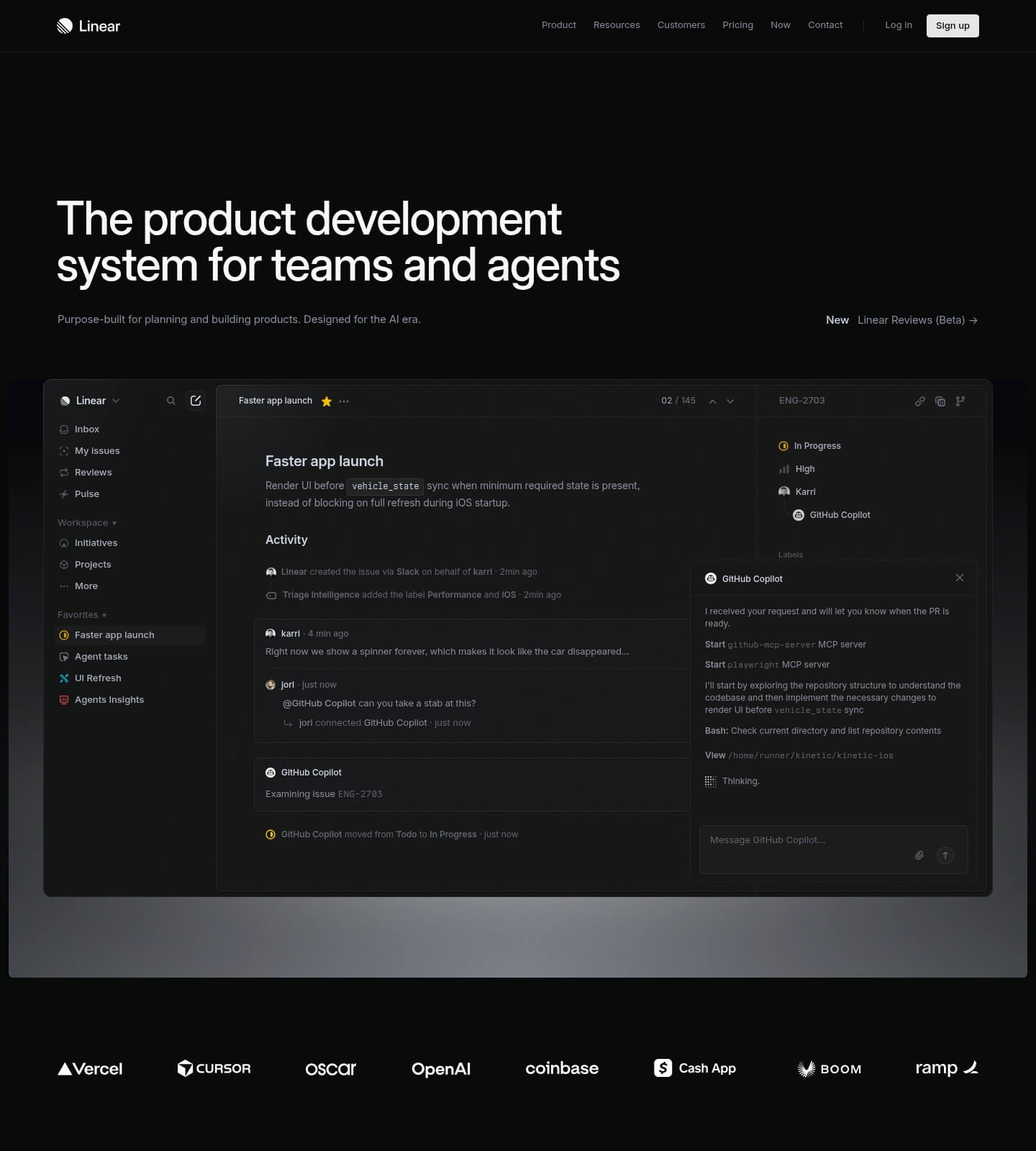 Saaspo | Linear Landing Page