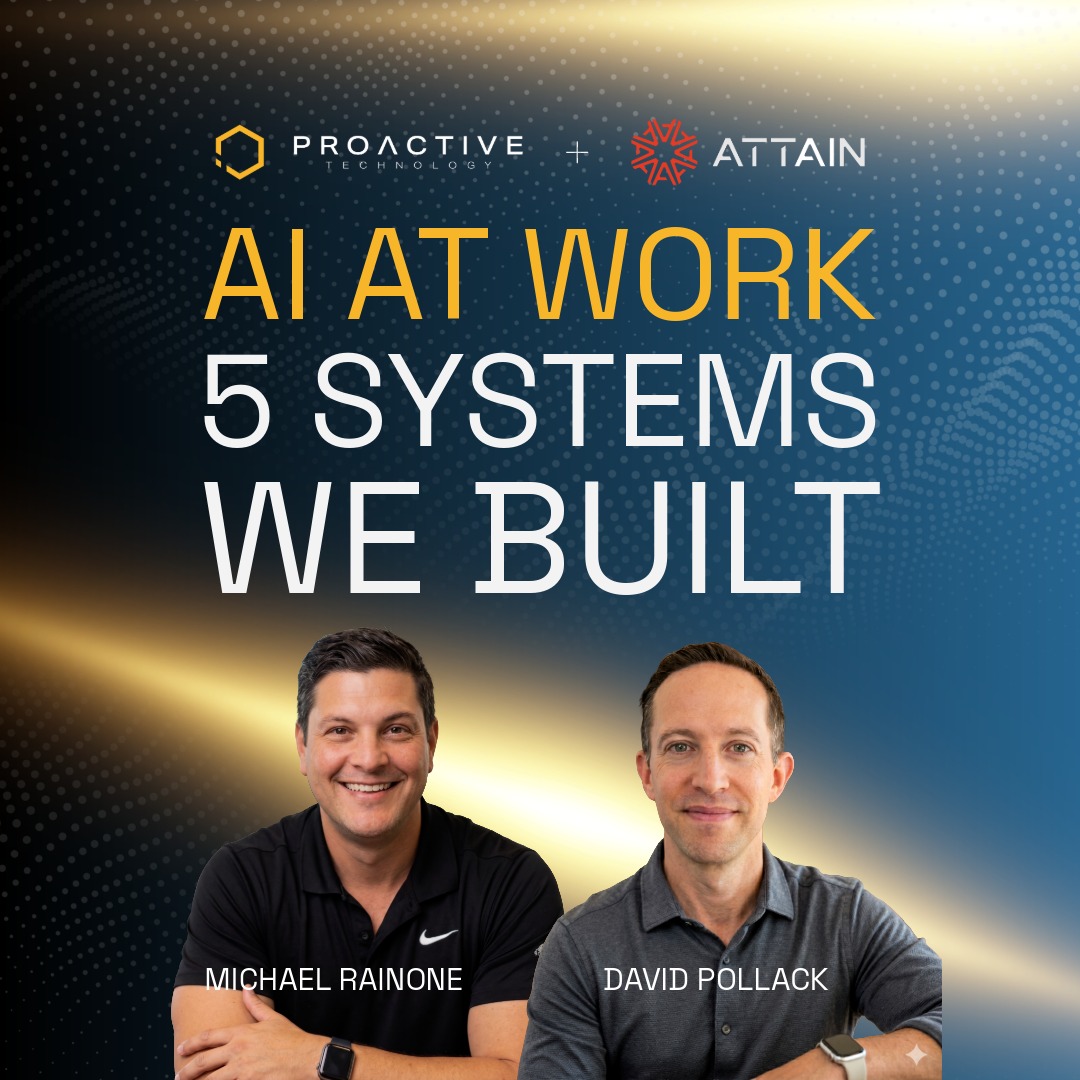 Upcoming Webinar - AI at Work: 5 Systems We Built