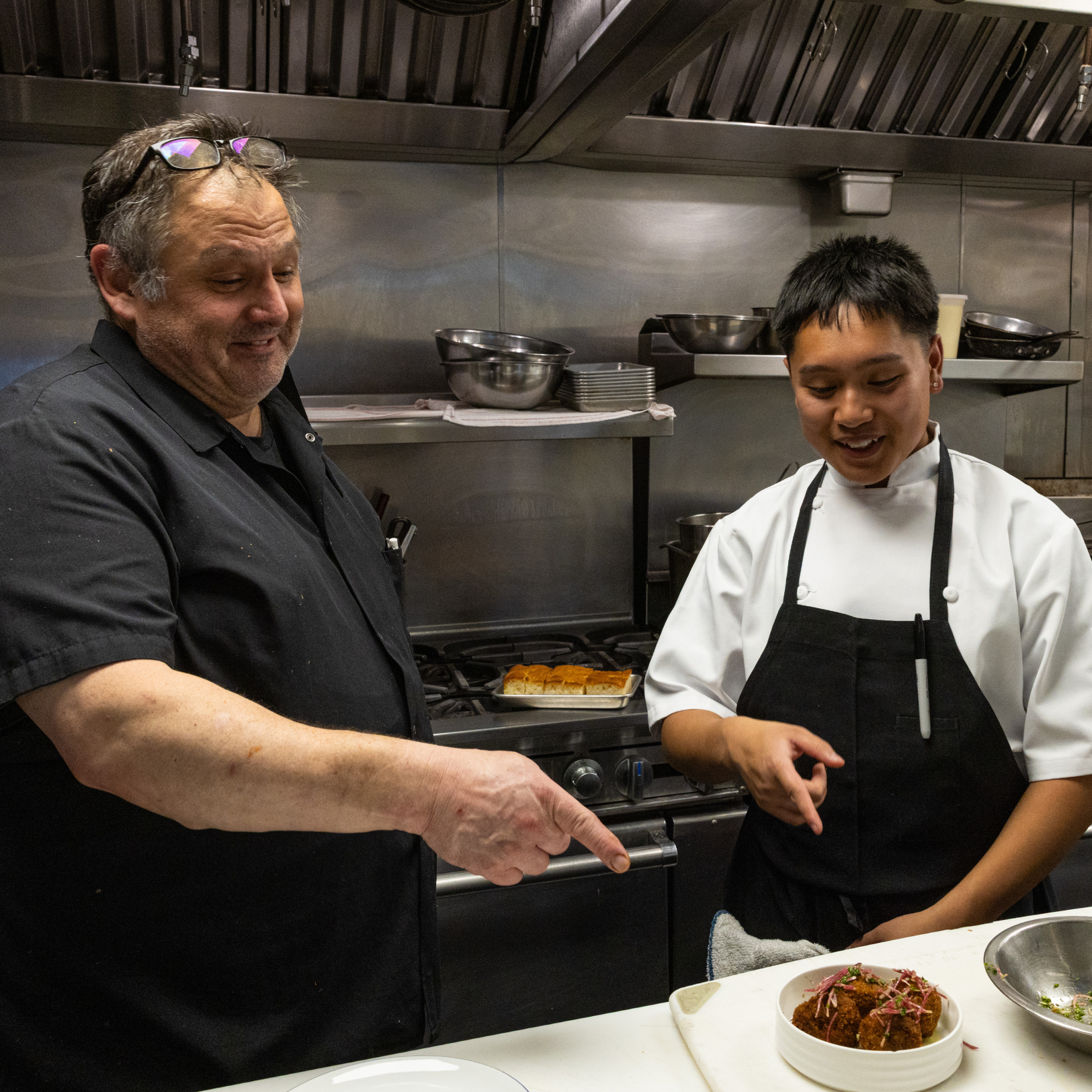 Nonprofit culinary training program supporting SF youth as they learn professional kitchen skills through hands-on training with a chef mentor.