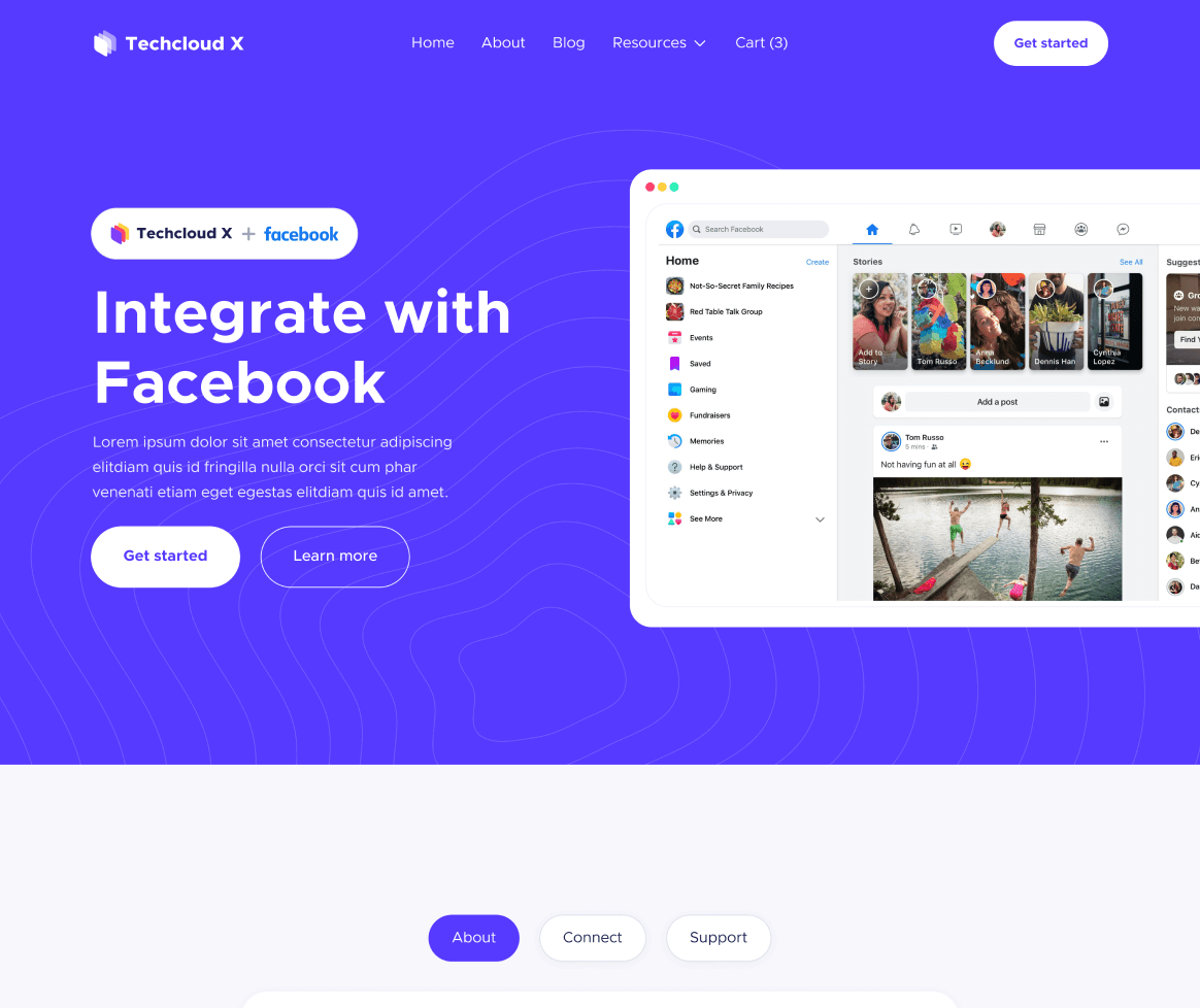 Integration Single - Techcloud X Webflow Template